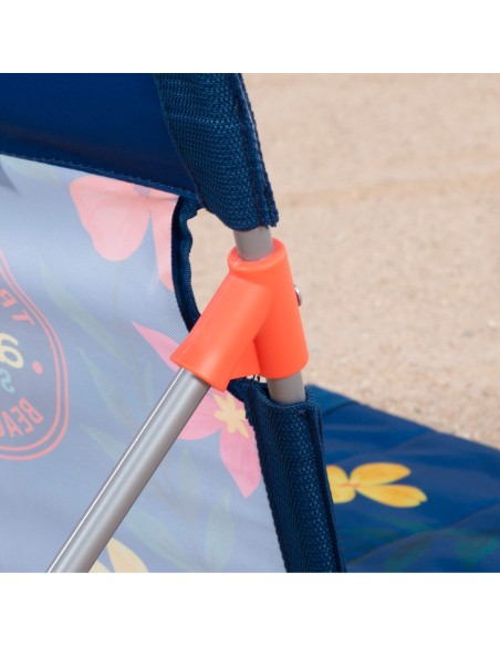 Esterilla de playa Aktive con respaldo reclinable estampada | Distria