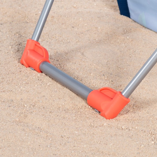 Esterilla de playa Aktive con respaldo reclinable estampada | Distria