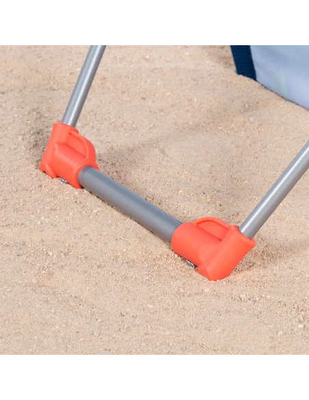 Esterilla de playa Aktive con respaldo reclinable estampada | Distria