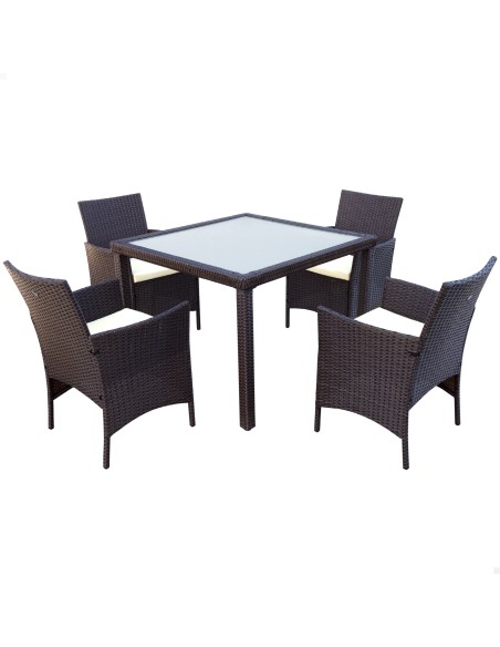 Set muebles de jardín y terraza 4 personas | Muebles de Jardín