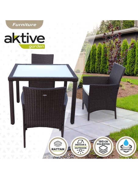 Set muebles de jardín y terraza 4 personas | Muebles de Jardín
