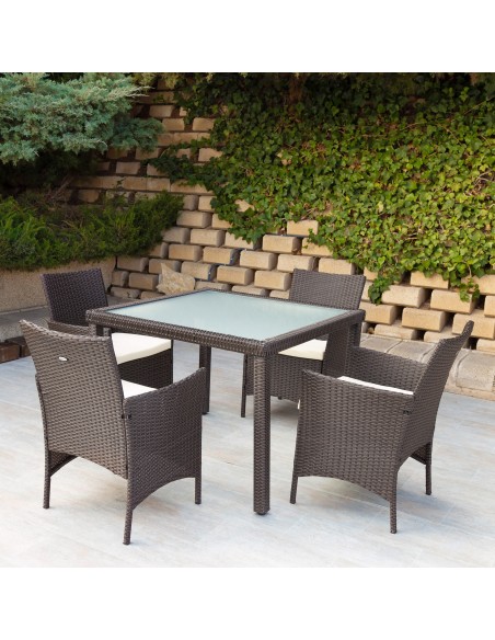 Set muebles de jardín y terraza 4 personas | Muebles de Jardín