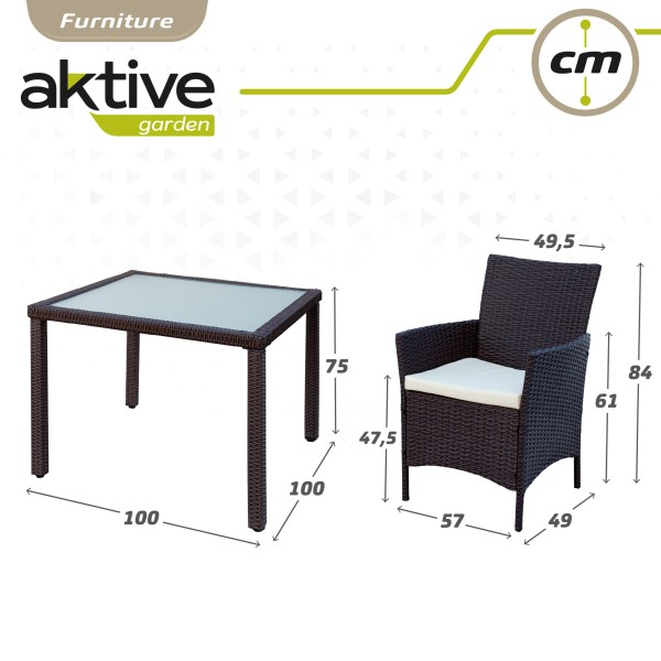 Set muebles de jardín y terraza 4 personas | Muebles de Jardín