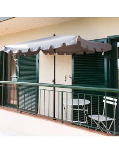 Sombrilla rectangular Aktive para balcón o terraza | Distria 2