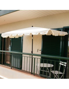 Sombrilla rectangular Aktive para balcón | Distria 2