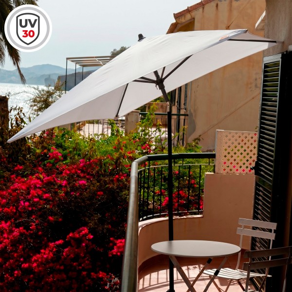 Sombrilla jardín rectangular 180x120 cm UV30 Aktive | Distria