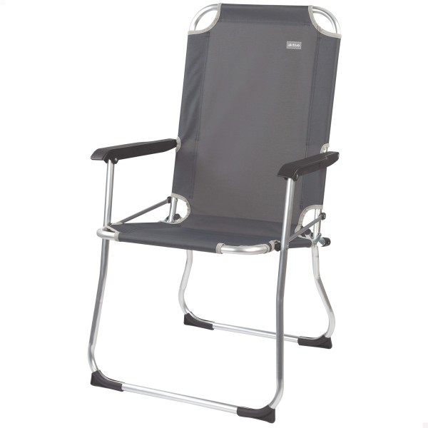 Silla alta de camping de aluminio | Distria