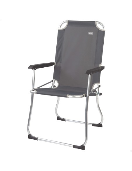 Silla alta de camping de aluminio | Distria
