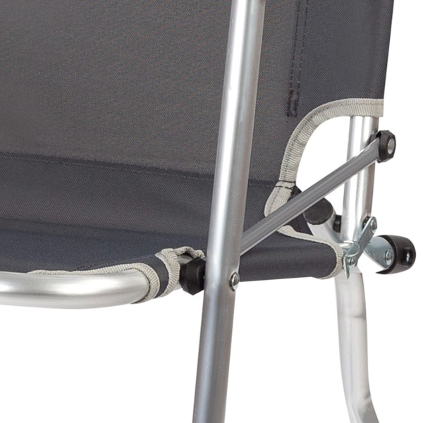 Silla alta de camping de aluminio | Distria