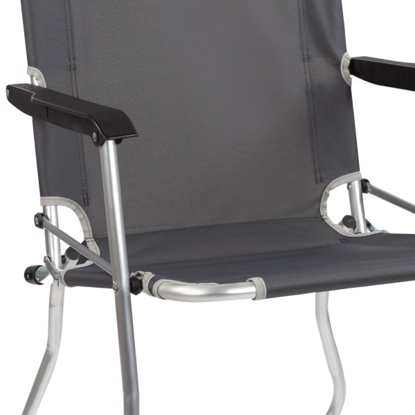 Silla alta de camping de aluminio | Distria