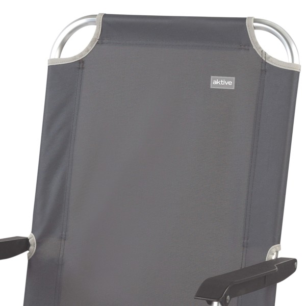 Silla alta de camping de aluminio | Distria