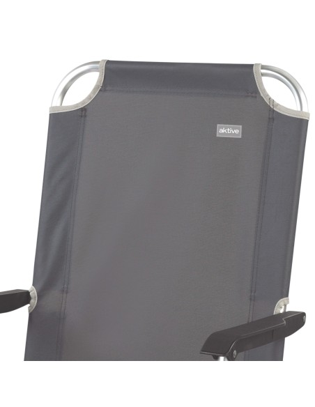 Silla alta de camping de aluminio | Distria