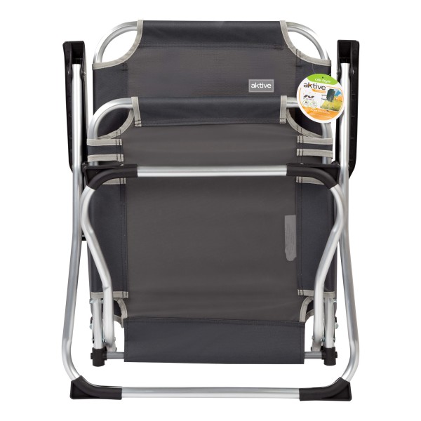 Silla alta de camping de aluminio | Distria