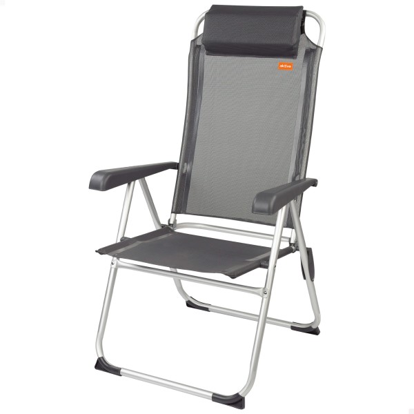 Silla camping reclinable con cojín Aktive | Distria