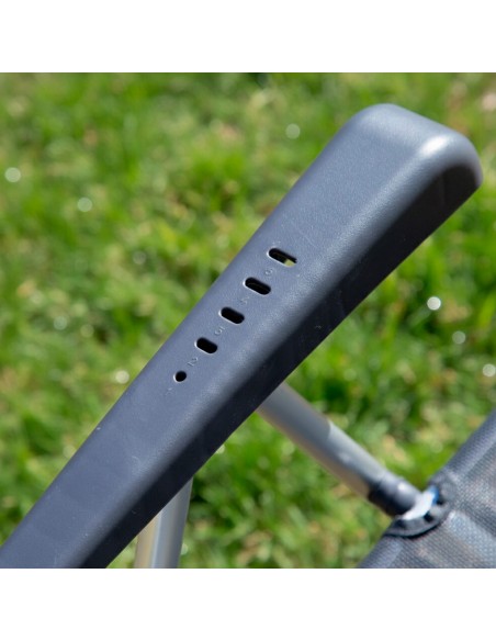 Silla camping reclinable con cojín Aktive | Distria