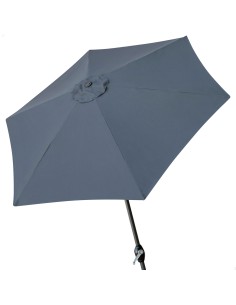 Parasol para jardín color antracita | Distria