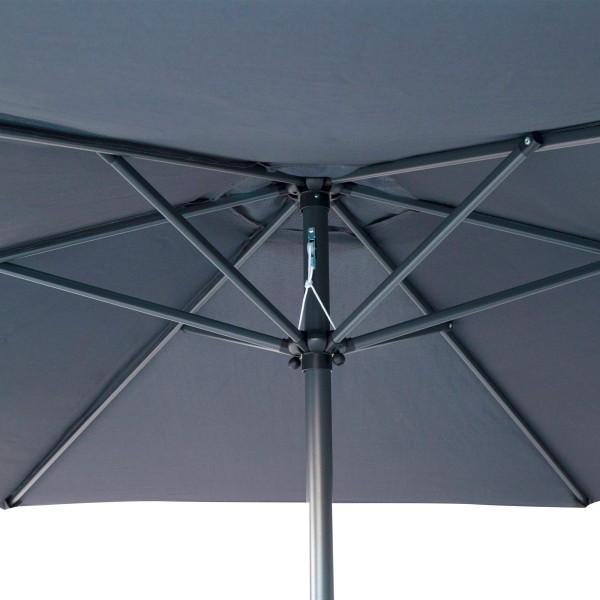 Parasol para jardín color antracita | Distria