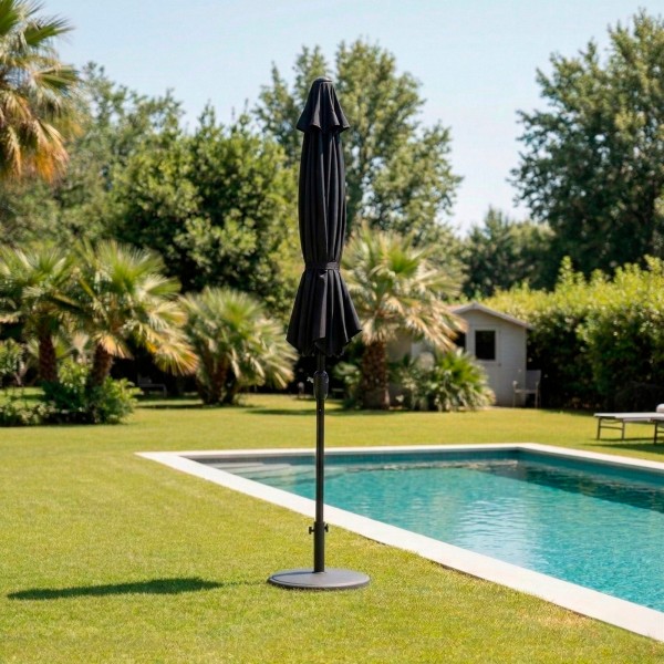 Parasol para jardín color antracita | Distria