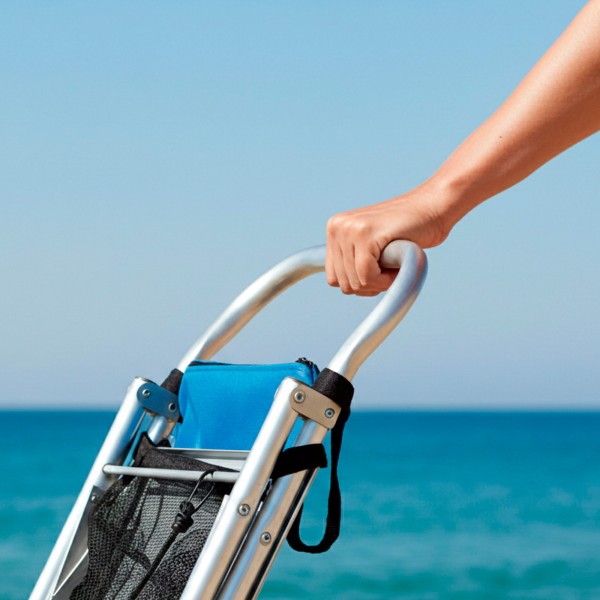 Carro portasillas playa- accesorios playa | Distria