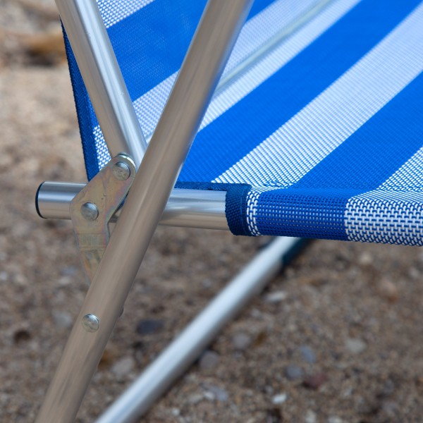Silla plegable playa aluminio - silla plegable | Distria
