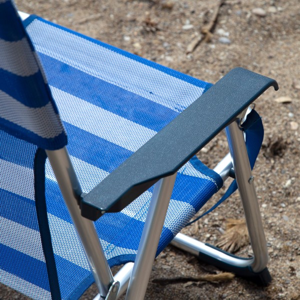 Silla plegable playa aluminio - silla plegable | Distria