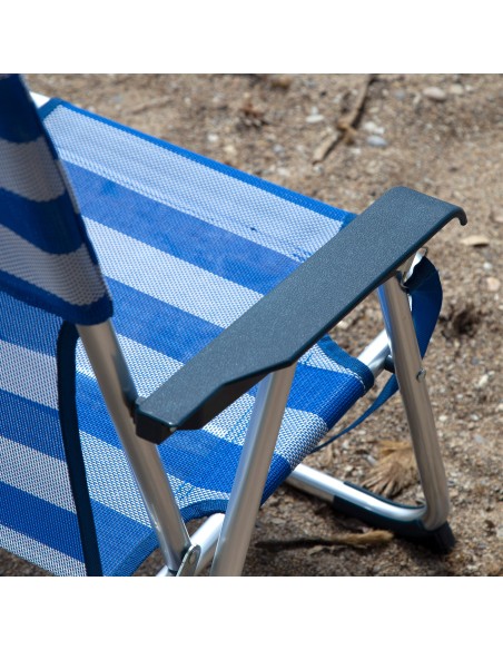 Silla plegable playa aluminio - silla plegable | Distria