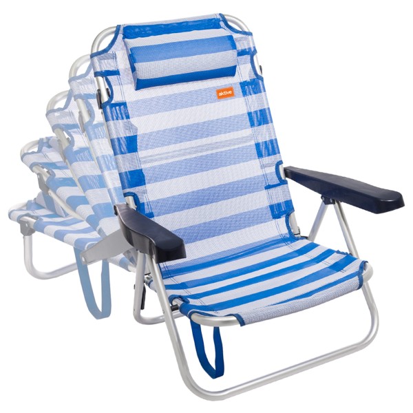 Silla plegable con respaldo multiposición | Distria