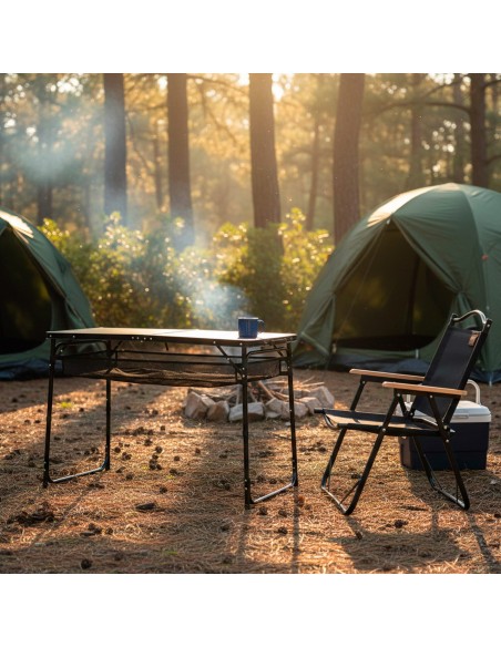Mesa plegable camping ajustable | Distria