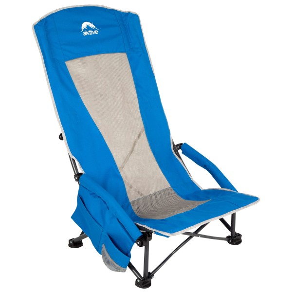 Silla plegable azul Aktive | Distria