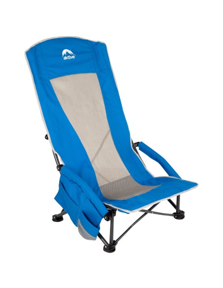 Silla plegable azul Aktive | Distria