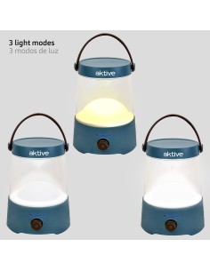 Lámpara camping LED 2 en 1 con power bank | Distria 2