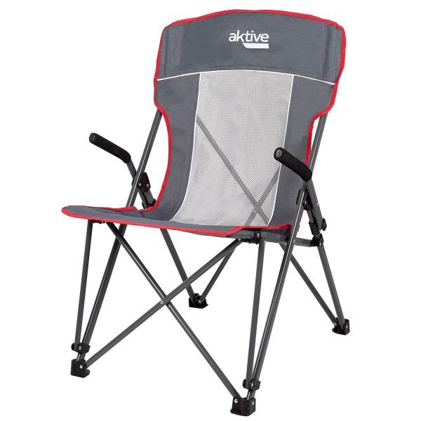 Silla plegable camping reposabrazos removibles | Distria