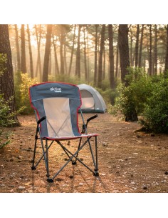 Silla plegable camping reposabrazos removibles | Distria 2