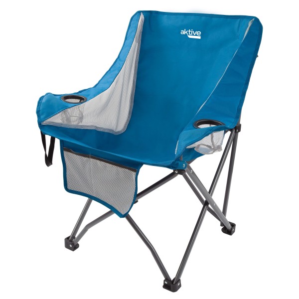 Silla plegable camping antivuelco y transpirable | Distria