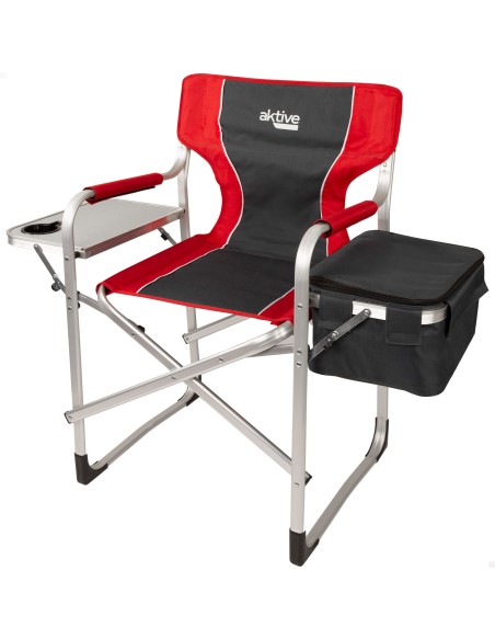 Silla camping director con mesa y bolsa térmica | Distria