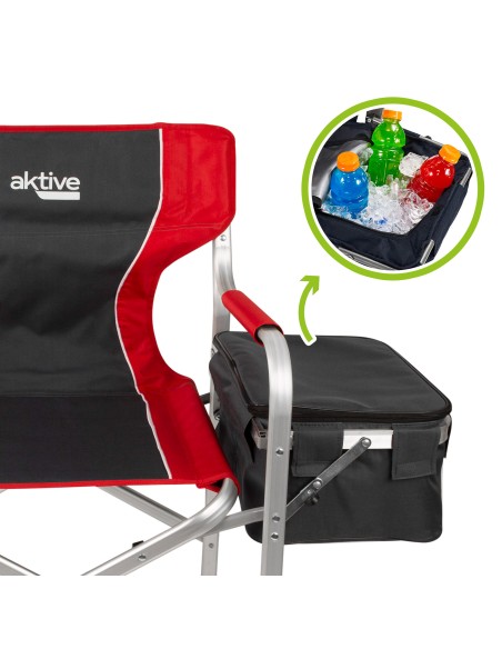 Silla camping director con mesa y bolsa térmica | Distria