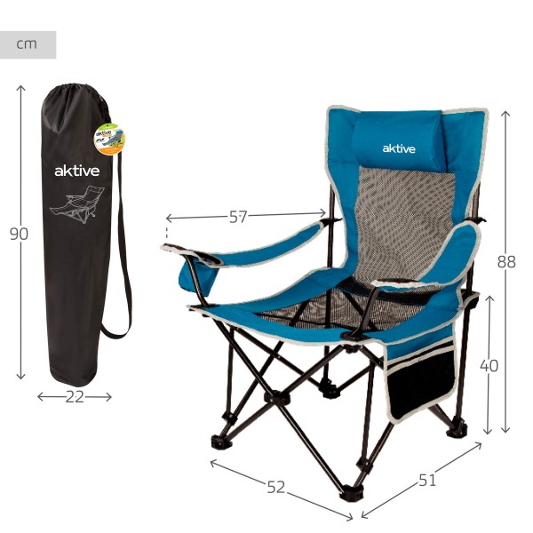 Silla tumbona plegable multiposición | Distria