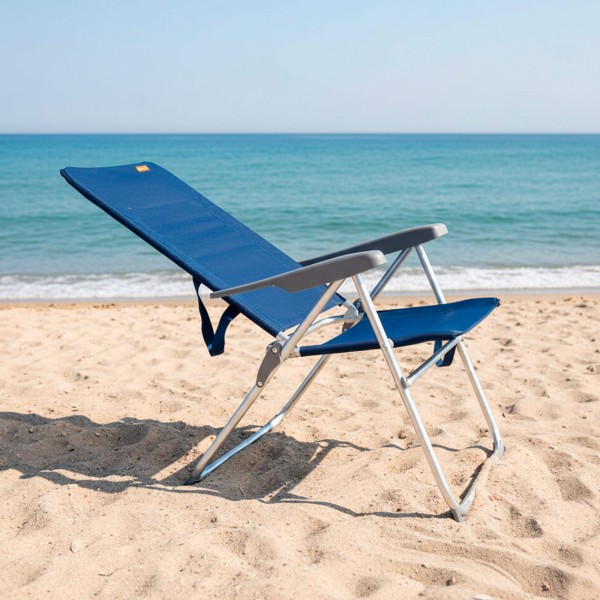 Silla de playa alta plegado extraplano - Sillas de playa | Distria