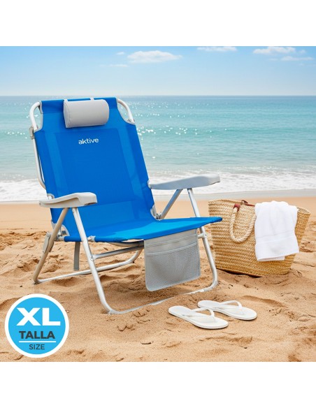Sillas de playa ultraresistentes al peso con mochila | Distria