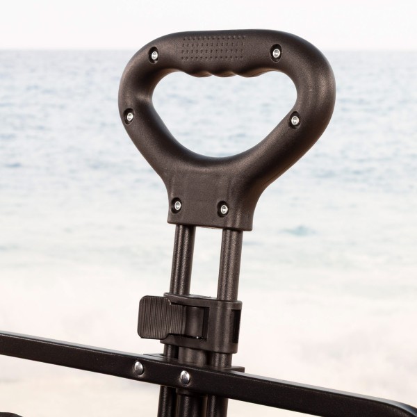 Carro de playa plegable Aktive 90x50x97 cm con 4 ruedas | Distria