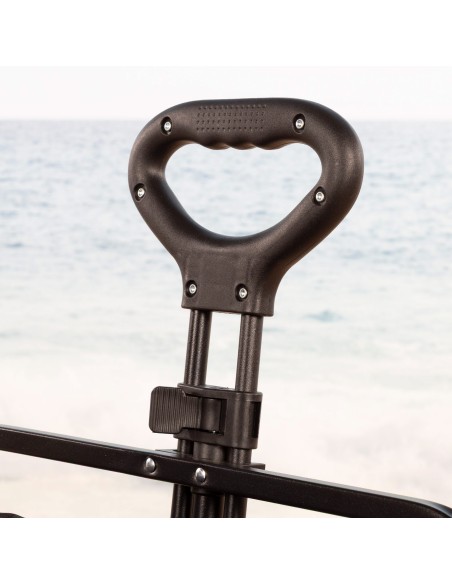 Carro de playa plegable Aktive 90x50x97 cm con 4 ruedas | Distria