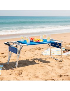 Carro mesa playa plegable 2 en 1 | Distria 2