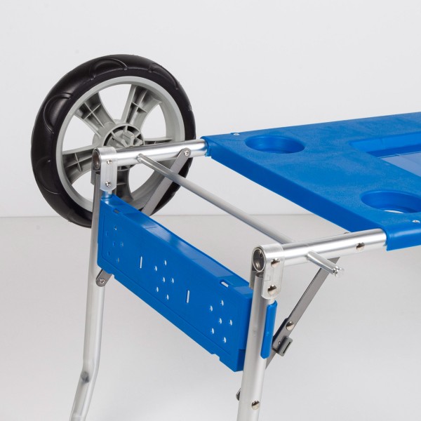 Carro mesa playa plegable 2 en 1 | Distria