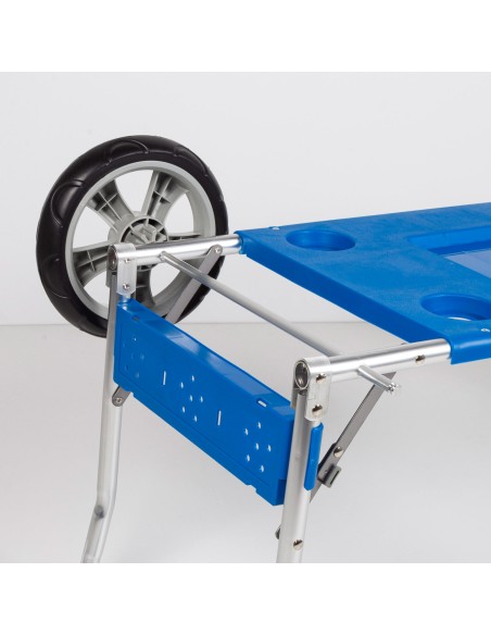 Carro mesa playa plegable 2 en 1 | Distria