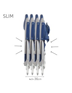 Silla de playa plegado extraplano con bolsillo lateral | Distria 2