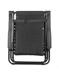 Silla plegable jardín negro Aktive | Distria 2