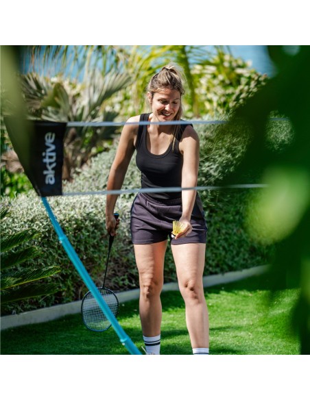 Red de bádminton portátil y extensible Aktive | Distria