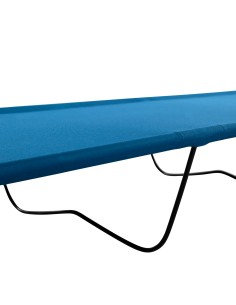 Cama de camping plegable azul | Distria 2