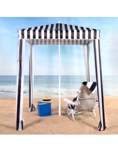 Sombrilla de playa 2 en 1 convertible en carpa 145x145 cm | Aktive 2