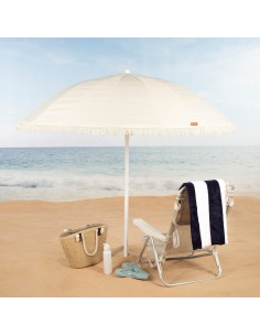 Aktive Sombrilla playa 16 varillas 200 cm con flecos | Distria 2